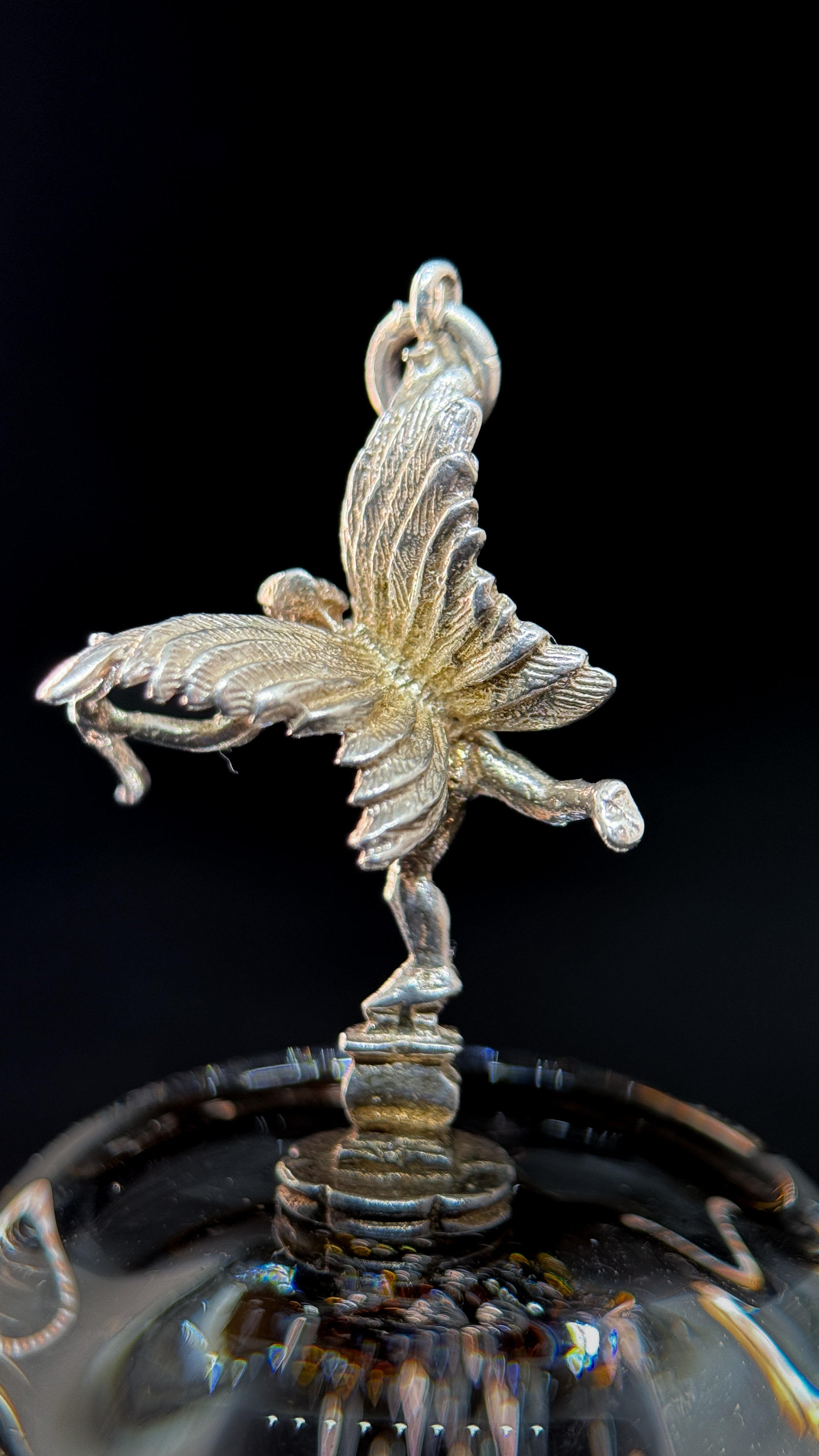 Vintage Silver Charm Eros or Winged Love