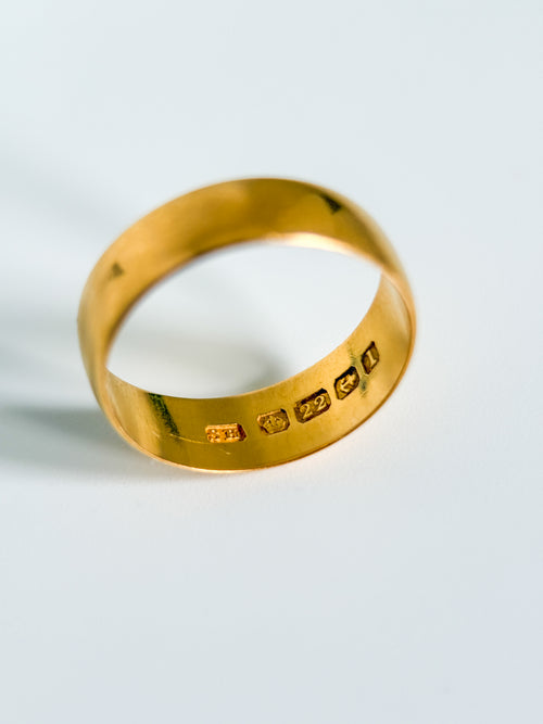 1910 Antique Gold Band Ring