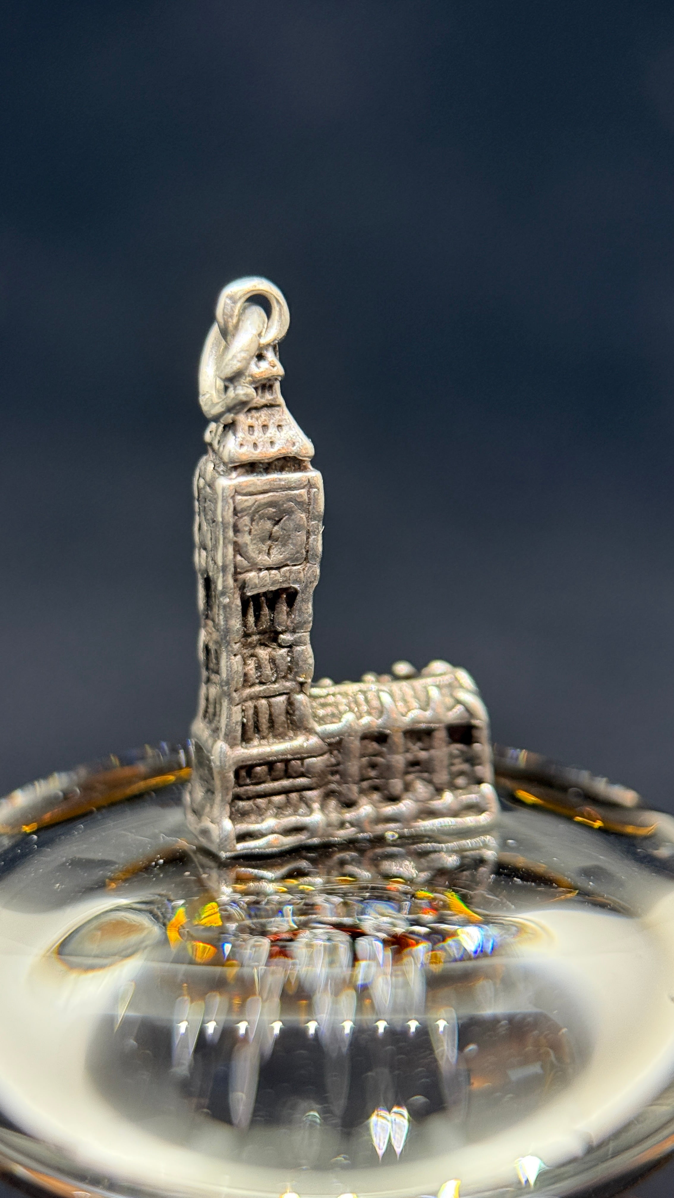 Vintage Silver Charm Big Ben