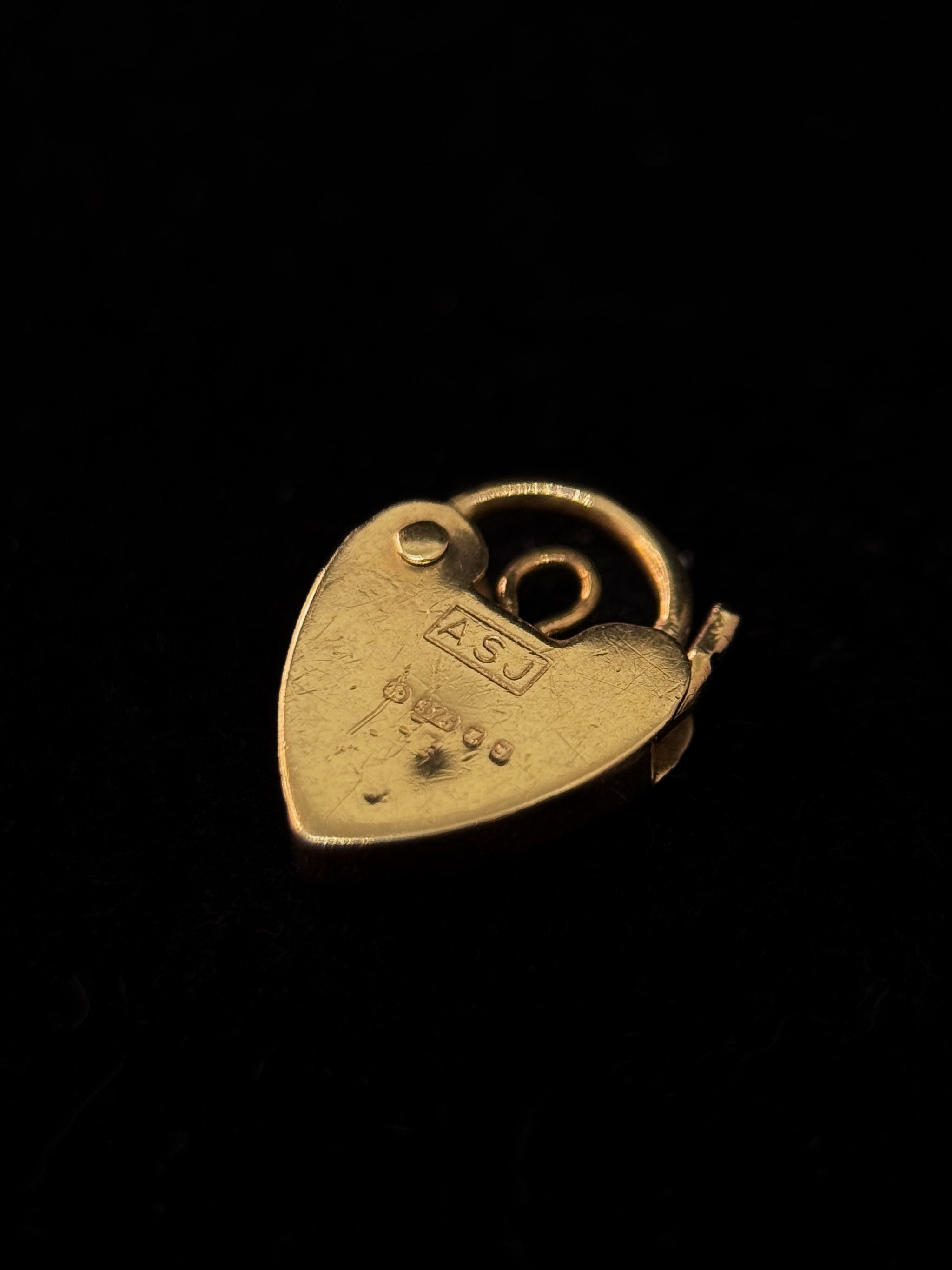 Vintage Heart Padlock 1981 Full Hallmarks