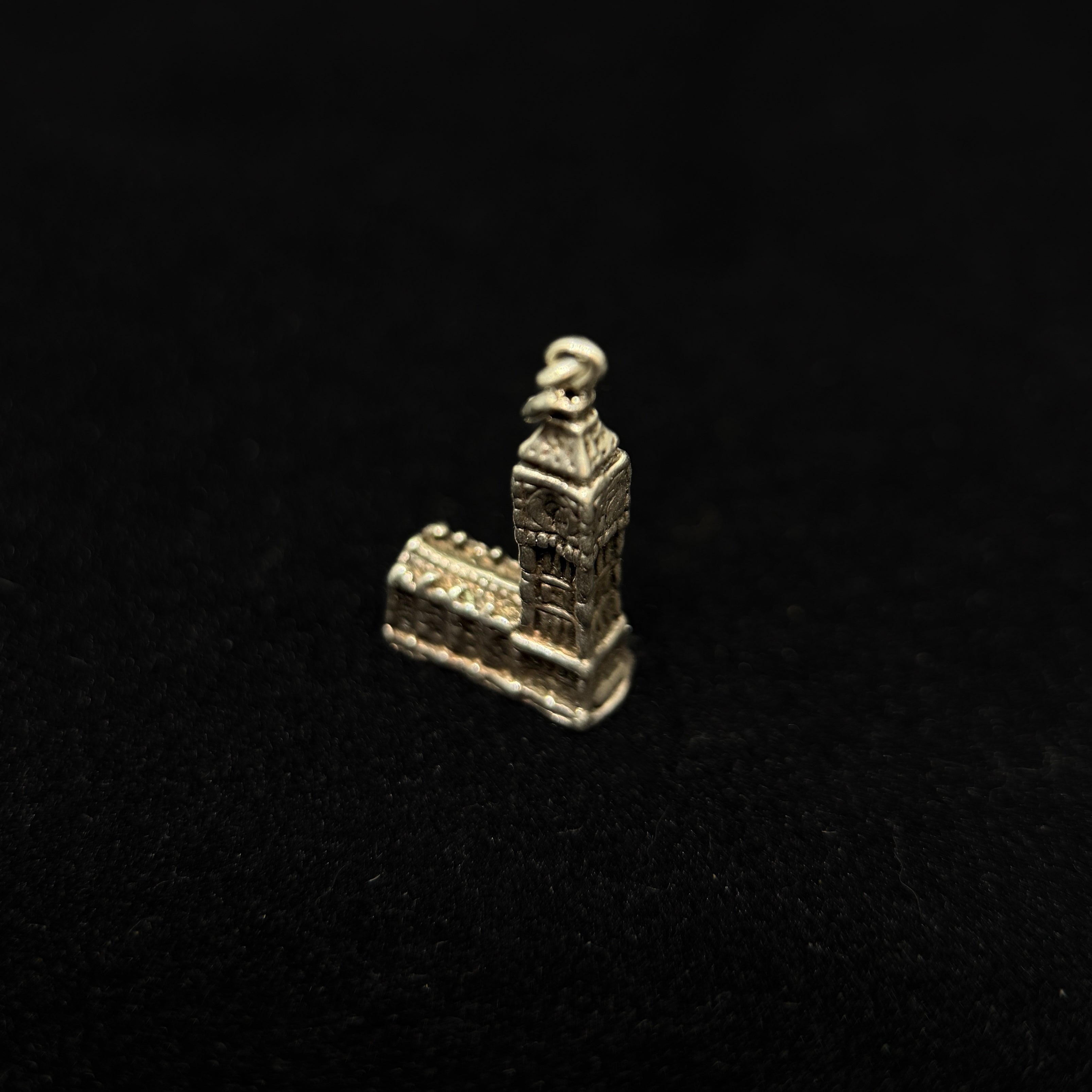Vintage Silver Charm Big Ben