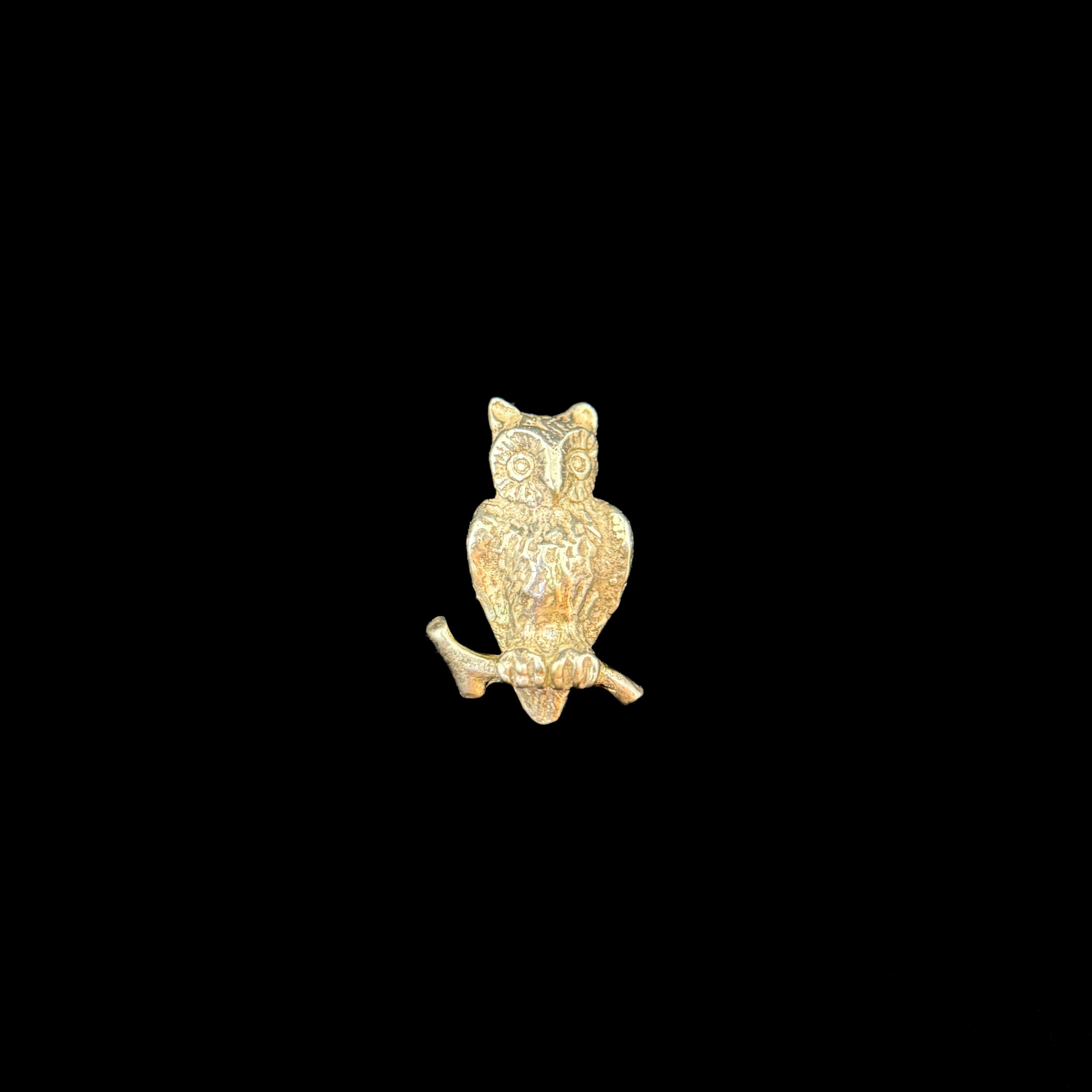 Vintage Silver Charm Owl